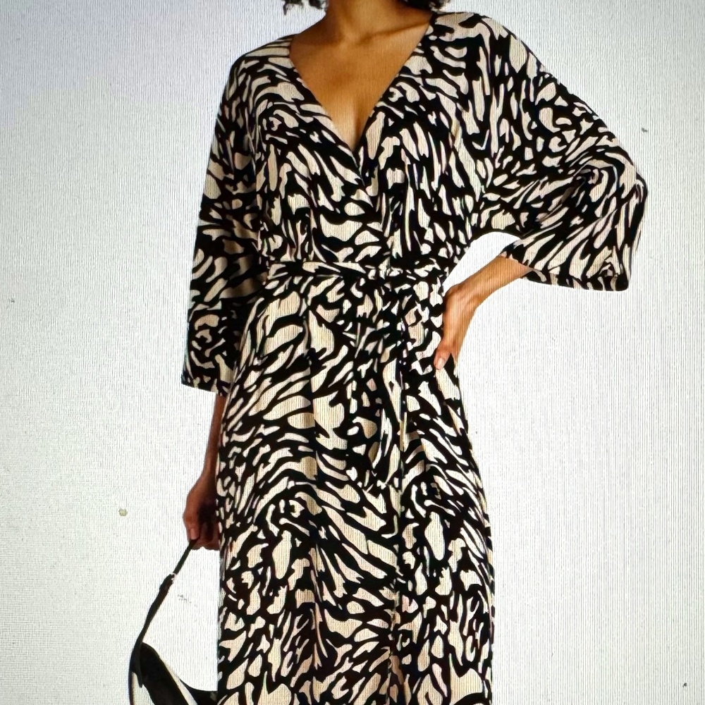 Ba&Sh V-Neck Midi Dress